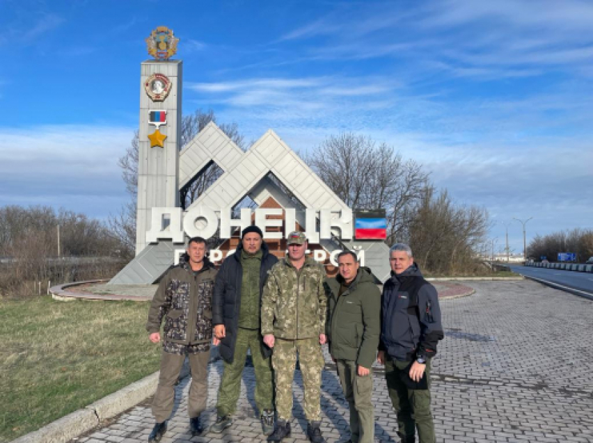 Глава Сретенского района Алексей Закурдаев в составе делегации Забайкалья посетил Донбасс